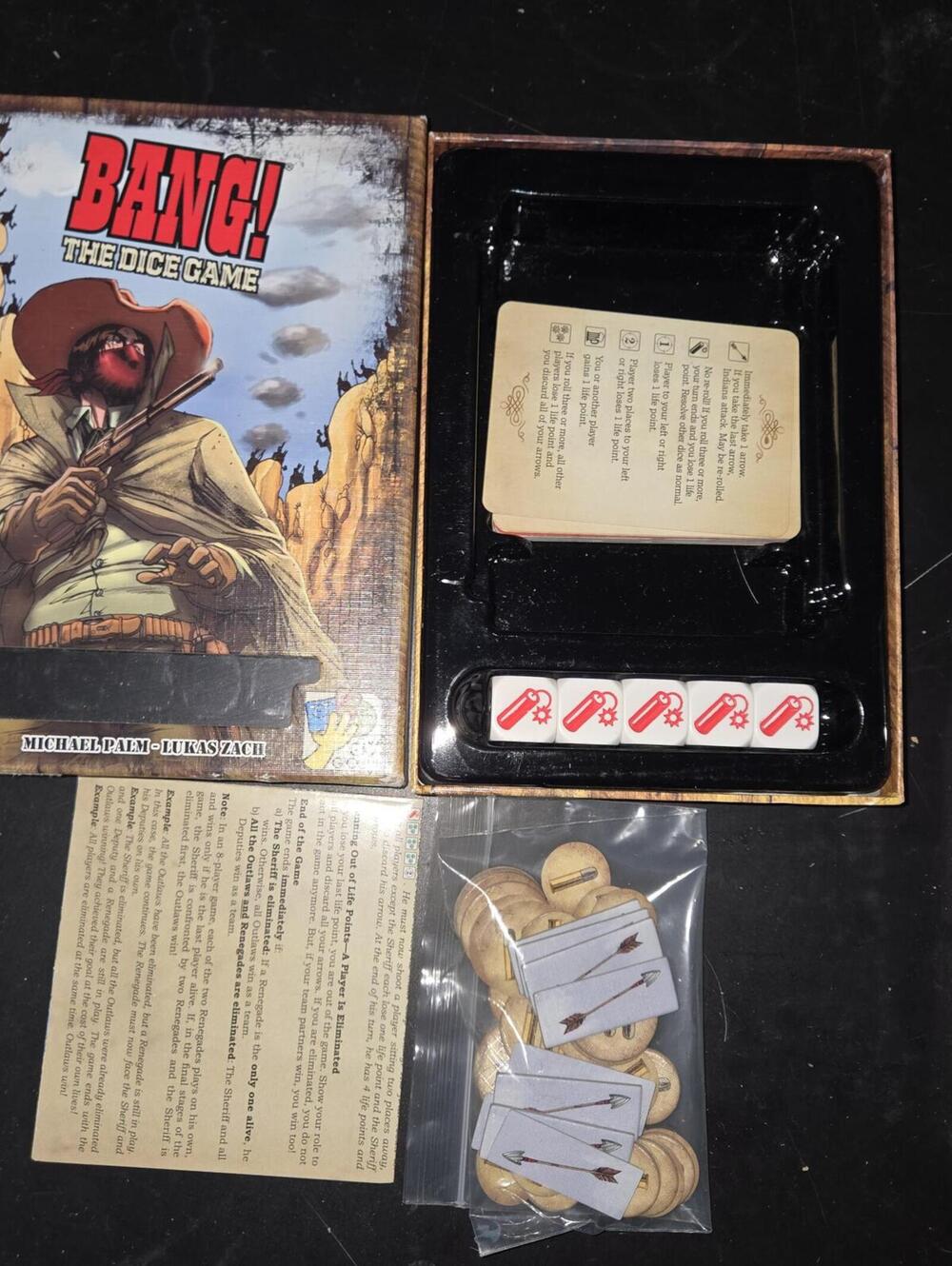 Bang! The Dice Game Strategy Card Game / Complete / Excellent Condition